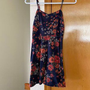 Hawaiian Flowery blue and orange dress Size 0